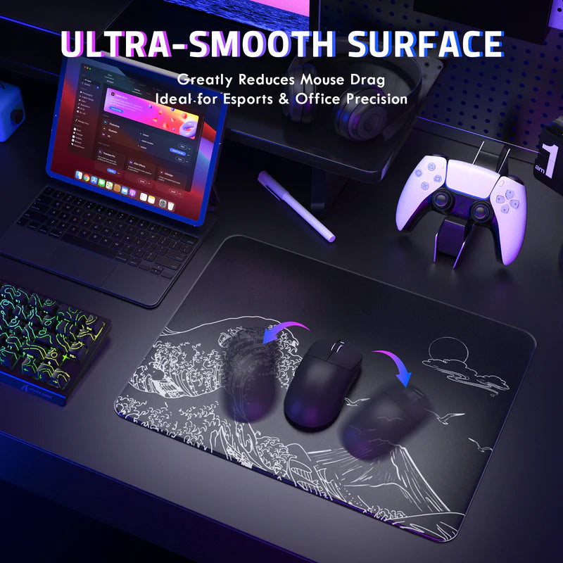 ATTACK SHARK CM05 Tempered Glass Gaming Mouse Pad