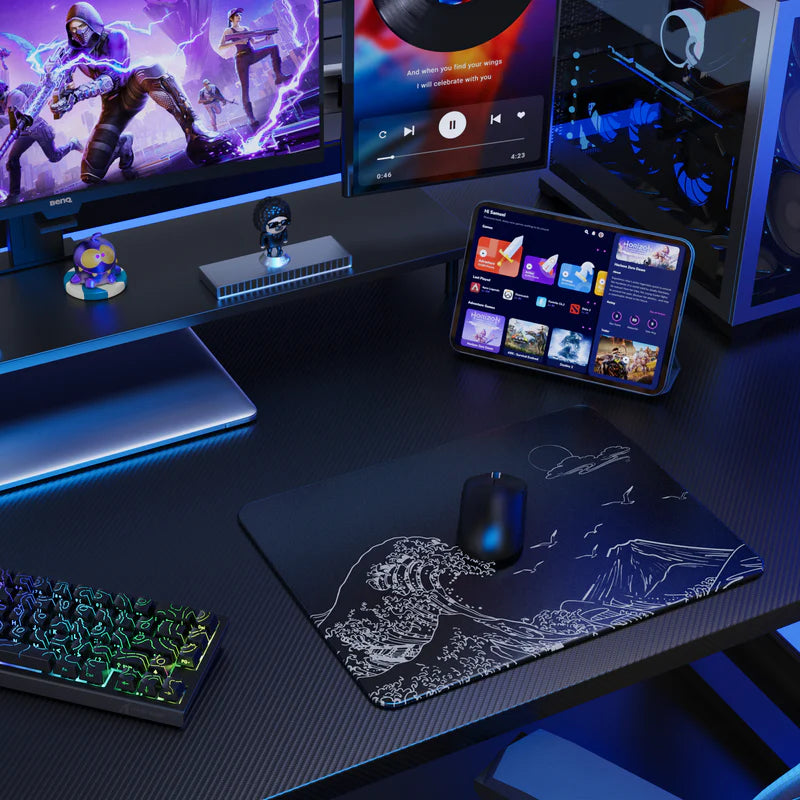 ATTACK SHARK CM05 Tempered Glass Gaming Mouse Pad