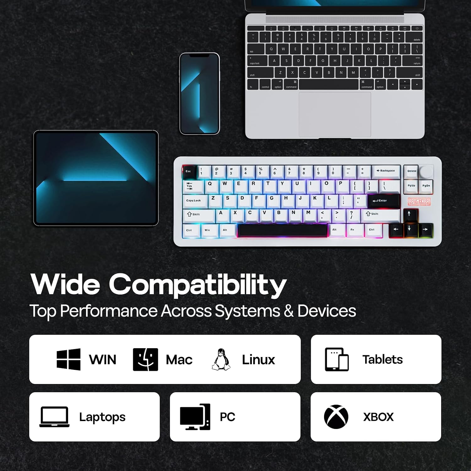 EPOMAKER Galaxy68 QMK/VIA Wireless Mechanical Keyboard