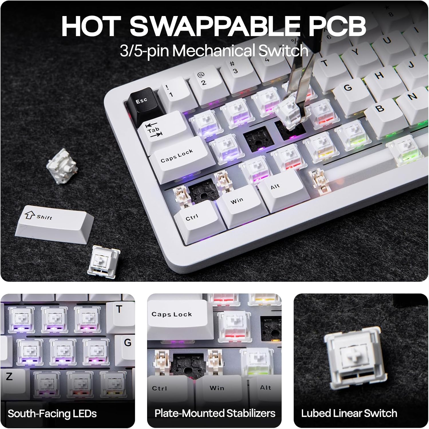 EPOMAKER Galaxy68 QMK/VIA Wireless Mechanical Keyboard