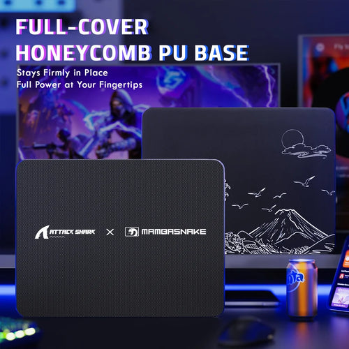 ATTACK SHARK CM05 Tempered Glass Gaming Mouse Pad